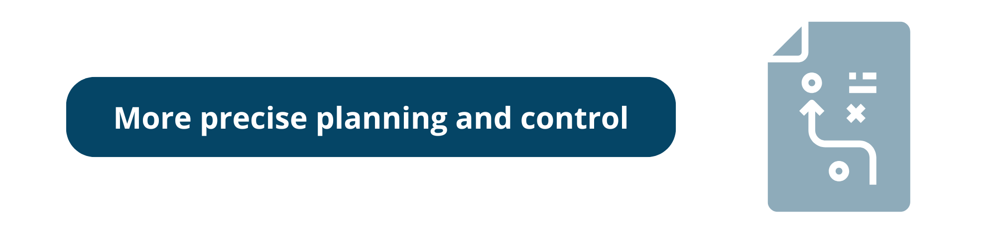 Planning and control