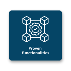 NIMMSTA integration in SAP EWM with established SAP functionalities for mobile and near-standard warehouse processes